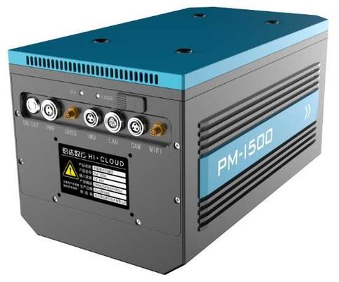 sistema móvil PM-1500 PRR100-2000kHz del LiDAR de la alta precisión 4.4kg