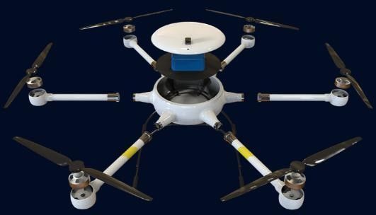 resistencia multi de la lluvia ligera del UAV Long120 del rotor de 120min Max Load 8kg seis abejones de AXIS