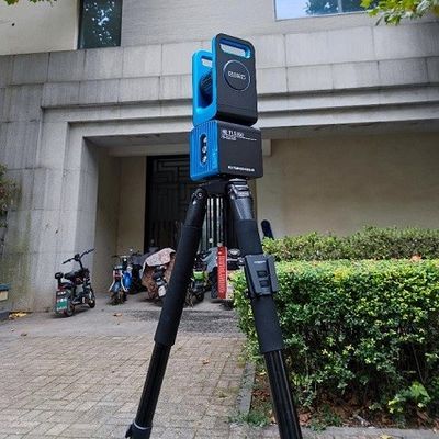 Escáneres de laser de la alta precisión 4kg el 150m TLS360 3D para la medida constructiva de la fachada