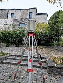 escáner de laser terrestre 3D de la gama IP64 HS500i del 1.5m-500m para los edificios