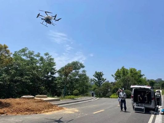 LiDAR aerotransportado del UAV de la emergencia que traza la gama del sistema PM-1500 el 1500m de la exploración del LiDAR