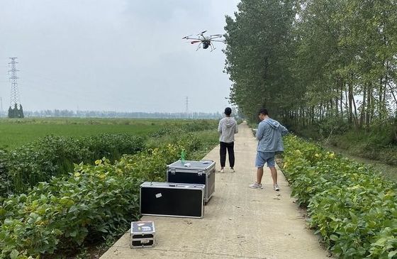 gama del sistema PM-1500 el 1500m del LiDAR del UAV del abejón de la frecuencia 2000kHz