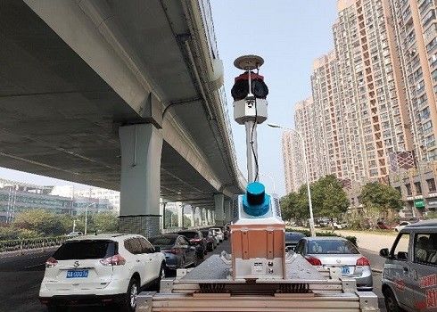 El vehículo de HiScan-C MMS montó el trazado de radar del sistema Lidar del LiDAR
