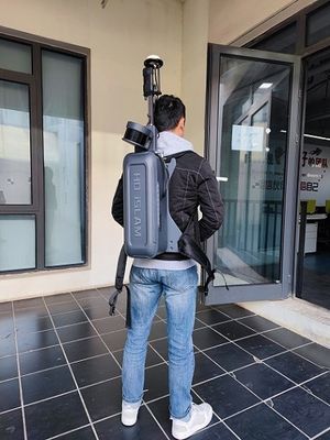 LiDAR HiSLAM del PDA 3D para el espacio interior que explora y que modela