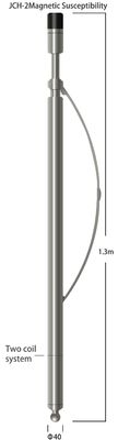 Susceptibilidad magnética de registración de la herramienta de la bobina de 10-10000×10-4 SI dos con el 5% F.S Resolution
