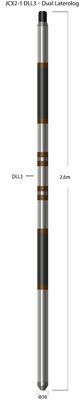 Punta de prueba dual contraria Laterolog de acero inoxidable de la exactitud el 5% de la gama los 0-10KΩm