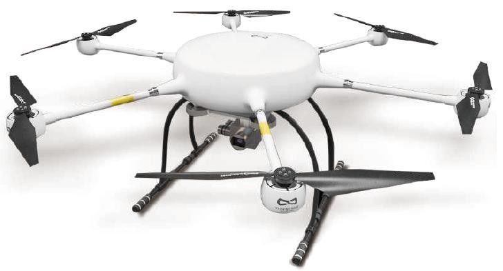 resistencia multi de la lluvia ligera del UAV Long120 del rotor de 120min Max Load 8kg seis abejones de AXIS