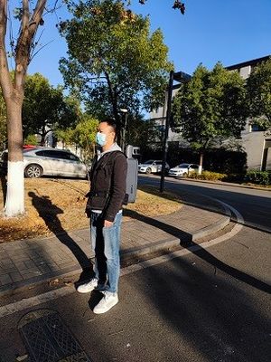 LiDAR HiSLAM de la exactitud 3D del 10cm para el cálculo del volumen del terraplén