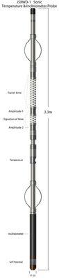 sensor del 125-555μS/M Sonic Temperture Inclinometer Probe With Pt100